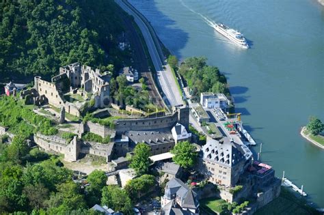 Luftbild Sankt Goar Burg Rheinfels Auf Dem Schlossberg In Sankt Goar