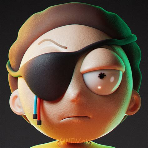 Evil Morty - Finished Projects - Blender Artists Community