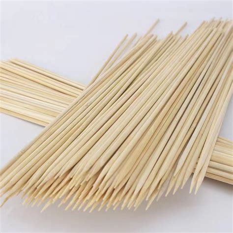 Biodegradable Natural Bamboo Skewer Bamboo Bbq Stick China Bamboo Bbq