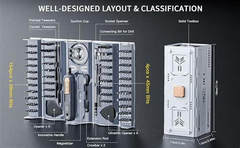 Amazon Faireach MANUAL 180 In 1 Screwdriver Set Precision