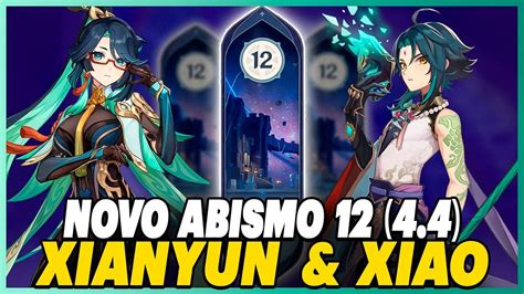 Novo Abismo 12 Showcase 4 4 C0 Xianyun C1 Xiao Genshin Impact