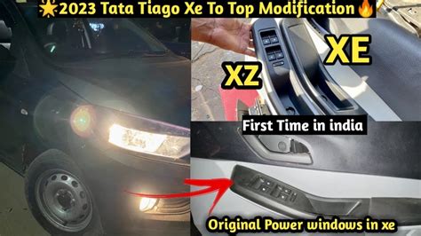 Tata Tiago Xe To Xz Modification Tiago Oem Power Windows Tiago