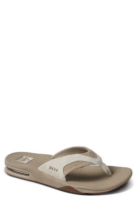 Reef Fanning Flip Flop Tan Suede Editorialist