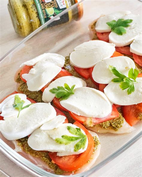 H Hnchen Schnitzel Caprese Aus Dem Ofen Kochhochgenuss