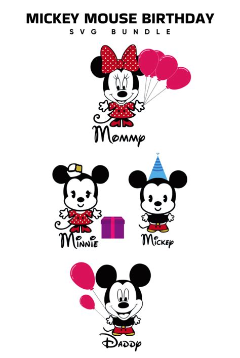 Mickey Mouse Birthday Svg Free Masterbundles