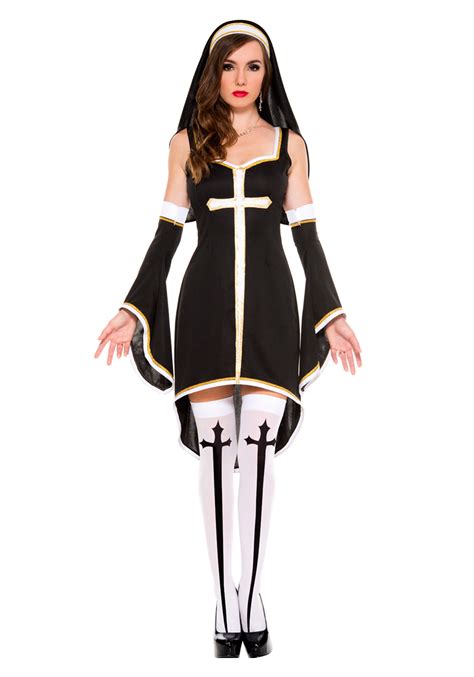 Women's Sinfully Hot Nun Costume