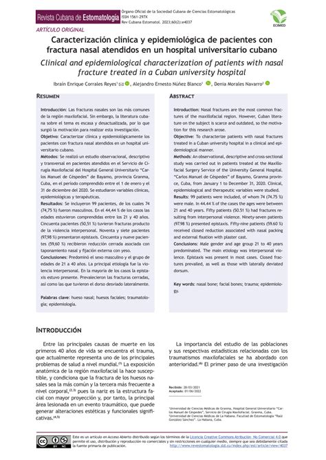 PDF Caracterización clínica y epidemiológica de pacientes con