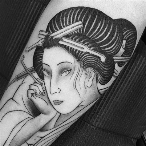 Colorful Japanese Geisha Tattoos Meanings And Designs