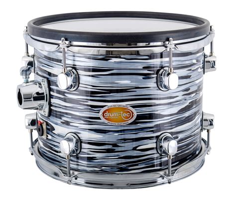 Drum Tec Pro Custom Tom 12 X 9 Blue Oyster Drum Tec