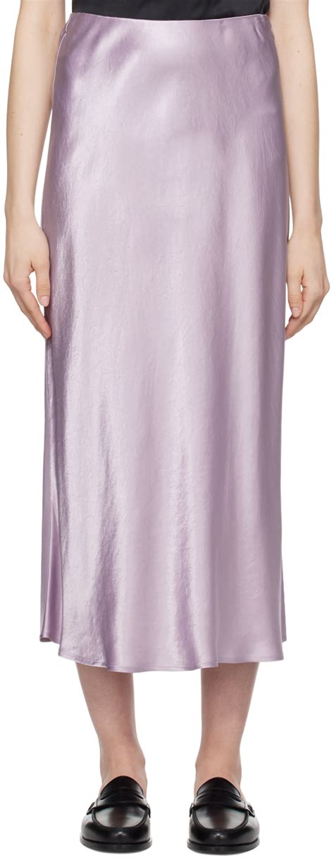 Purple Blando Midi Skirt By Max Mara Leisure On Sale