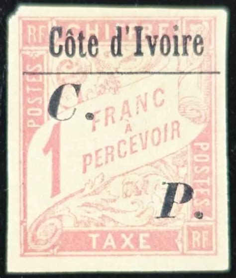 TIMBRE DES COLONIES FRANÇAISES COTE D IVOIRE COLIS POSTAUX N19 NEUF