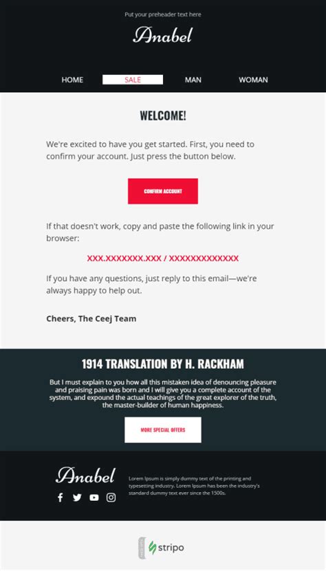 15 Welcome Email Templates | Free Welcome HTML Template — Stripo.email