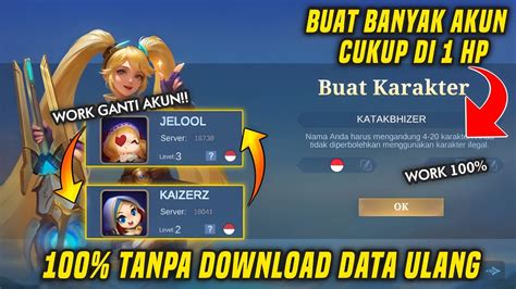 Cara Membuat Akun Ml Terbaru Cara Buat Akun Baru Mobile Legend