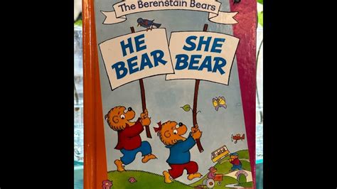 He Bear She Bear By Stan And Jan Berenstain Youtube