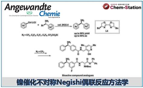 Angew：镍催化不对称negishi偶联反应方法学 化学空间 Chem Station