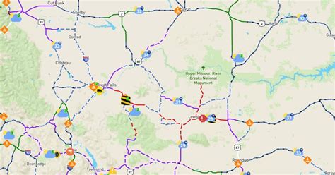 Montana road conditions + wintry weather driving safety