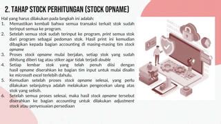 STOCK OPNAME Pptx