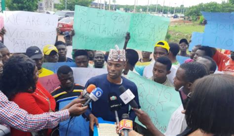 Protesters Storm EFCC Headquarters Demand Arrest Of Zamfara Ex