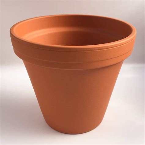 Weston Mill Pottery F22 Terracotta Plant Pots Pack Of 5 22cm