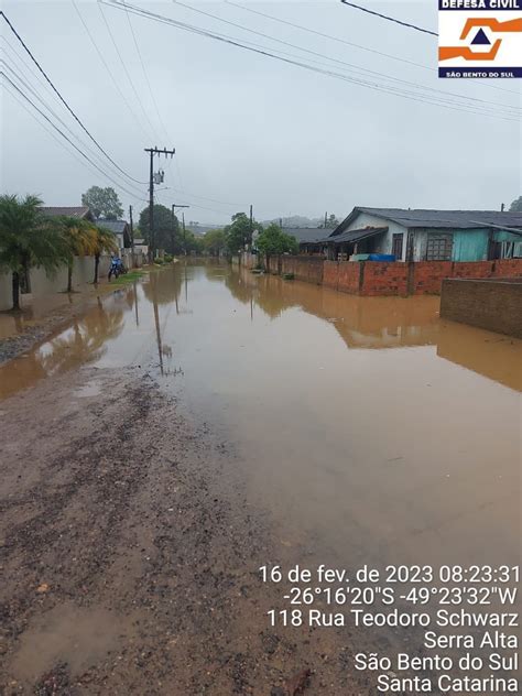 Ocorr Ncias Em Rela O S Chuvas Primeira P Gina Sc