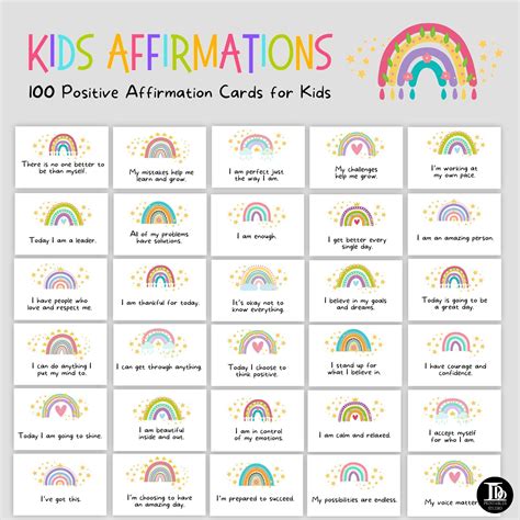 Introduce your kids to the concept of positive affirmations, using