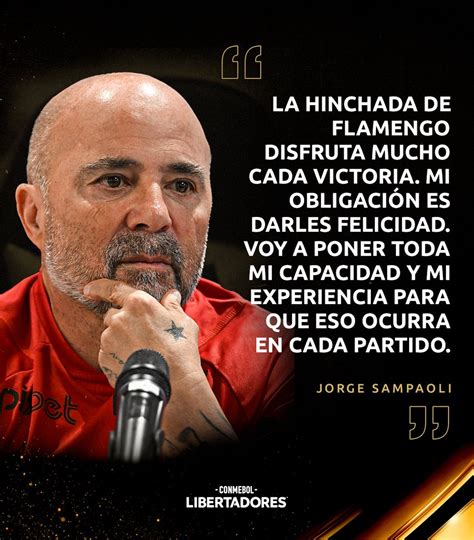 CONMEBOL Libertadores on Twitter La ilusión de Jorge Sampaoli en