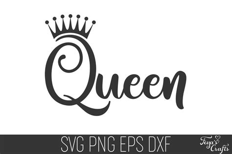 Queen Crown SVG Queen SVG Cut File Queen Cricut Royal SVG Etsy