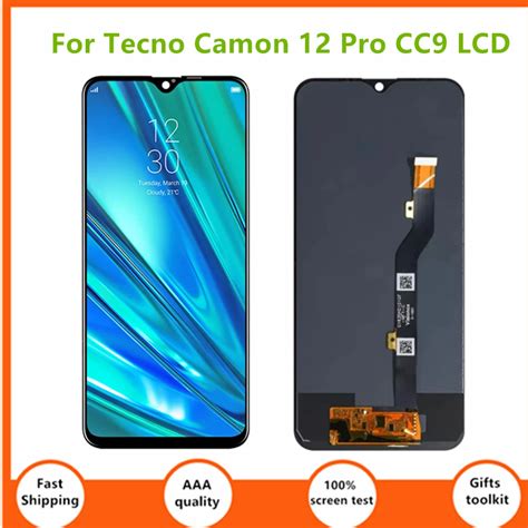 AMOLED 6 35 For Tecno Camon 12 Pro CC9 LCD Display Touch Screen