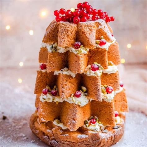 Pandoro Christmas Tree Cake (Italian Christmas Cake) - Inside The Rustic Kitchen