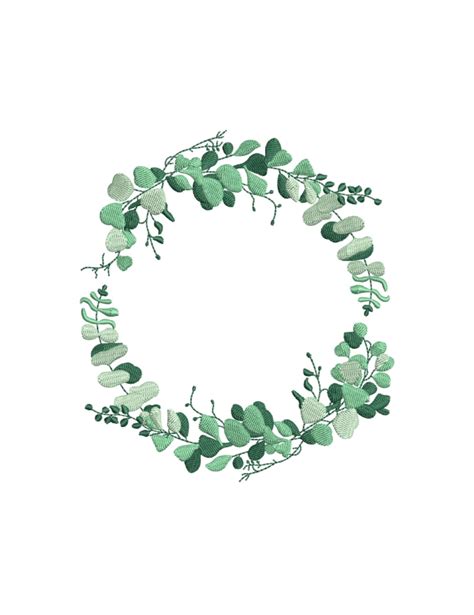 Olive Laurel Wreath Embroidery Design Olive Wreath Pes File Laurel