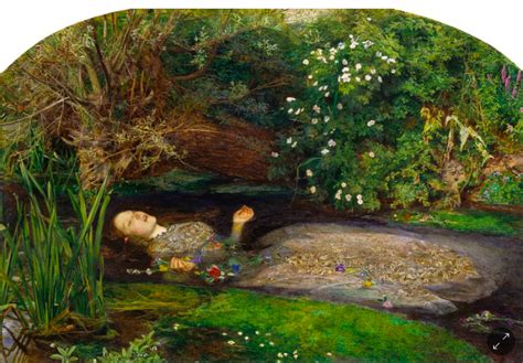 One Of The Famous Painting Of Ophelia Drowning In Hamlet Act Iv Scene