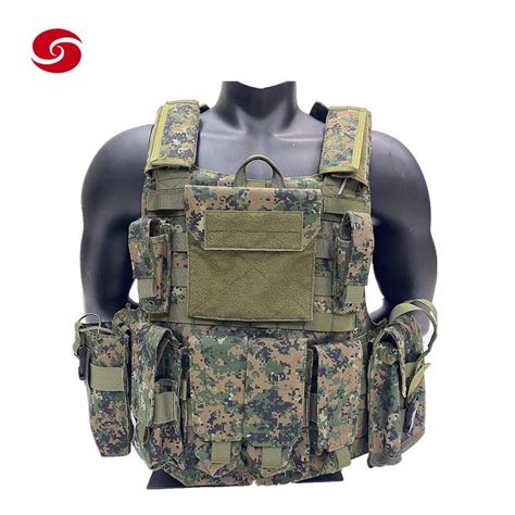 Camouflage Tactical Vest Mole Chest Rig Military Ballistic Plate