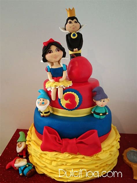 Tarta Blancanieves Tartas Blancanieves Fiesta De Blancanieves