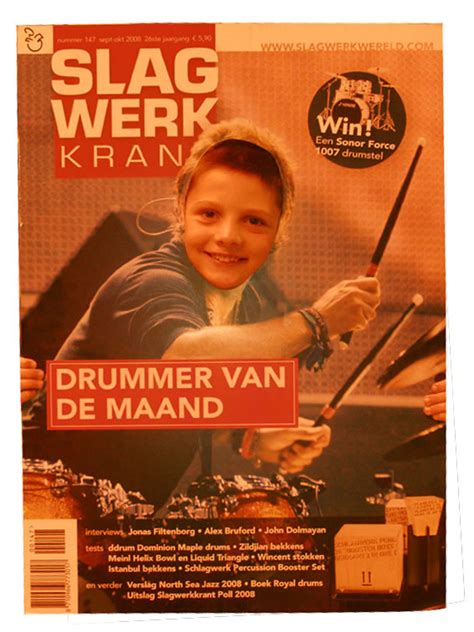 Drummer Van De Maand Slagwerkkrant Nl