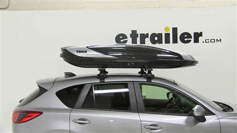 Thule Hyper Xl Rooftop Cargo Box 17 Cu Ft Two Tone Black And Silver