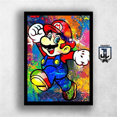 Quadro Decorativo Games Super Mario Elo7 Produtos Especiais