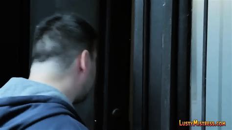 IAmPorn Submissive Blonde Gets Strapon Fucked