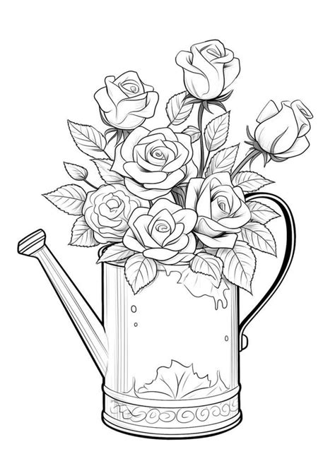 Flores Para Colorir Pdf - 6