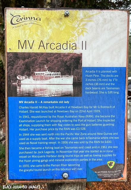 Mv Arcadia Ii Cruise Boat Pieman River Corinna West Coast Tasmania