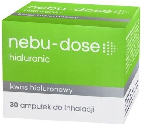 Nebu Dose Hialuronic Roztwór Do Inhalacji 30 Ampułek Opinie i ceny na