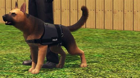 Police dog harness | Sims