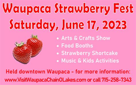 Visit Waupaca WI And The Chain O Lakes SpringSummer