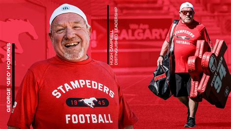 Calgary Stampeders Equipment Manager George Hopkins Wins Hugh Campbell