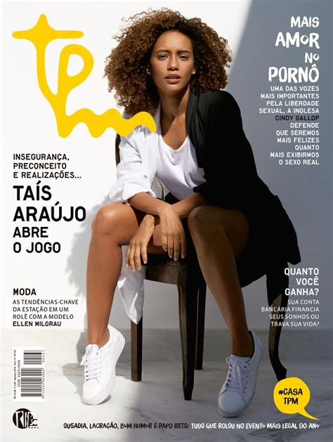 Coluna Blah Taís Araújo é Capa Da Revista Tpm