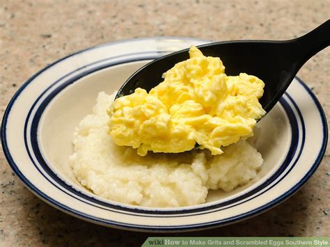 3 Ways To Make Grits And Scrambled Eggs Southern Style Wikihow