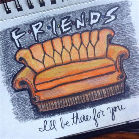 Friends Tv Show Sketch By Makenzie Beckstead Drawings Of Friends