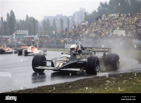 Elio De Angelis Ita Lotus Ford Cosworth Stock Photo Alamy