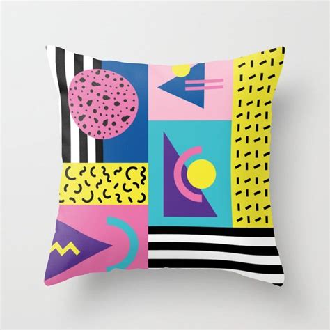 Buy Memphis Pattern 53 80s 90s Retro Throw Pillow By