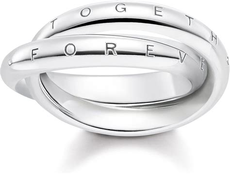 Thomas Sabo Women Ring Forever Together Sterling Silver Tr