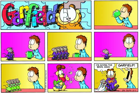 Garfield Daily Comic Strip On October 11th 1998 Garfield Comics